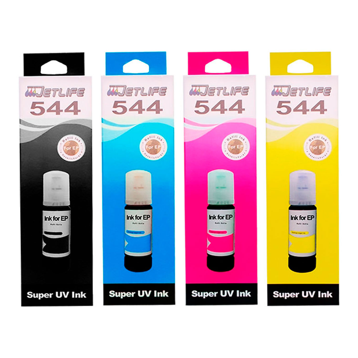 Tinta Compatible para Epson t544 Negro y Colores  Serie L1110 L3210
