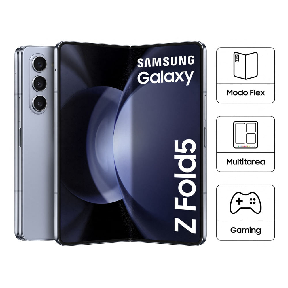 Smartphone SAMSUNG Galaxy Z Fold 5 7.6" 12GB 256GB 50MP + 12MP + 10MP Icy Blue