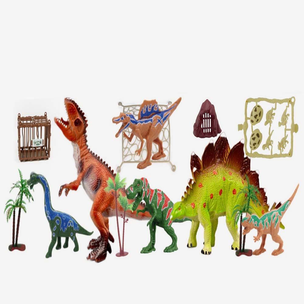Set de Juego HANWEI TOYS Dinosaurios 12pcs 2105-B4