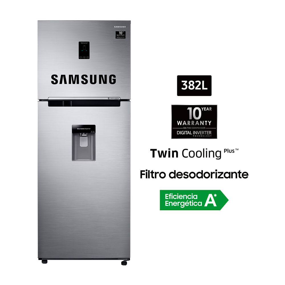 Refrigeradora Samsung Top Freezer Rt38K5930S8/Pe