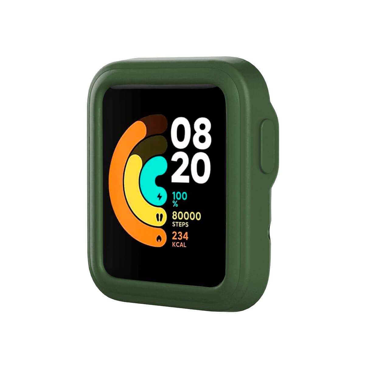 Case de Silicona Para Xiaomi Mi Watch Lite Verde Militar