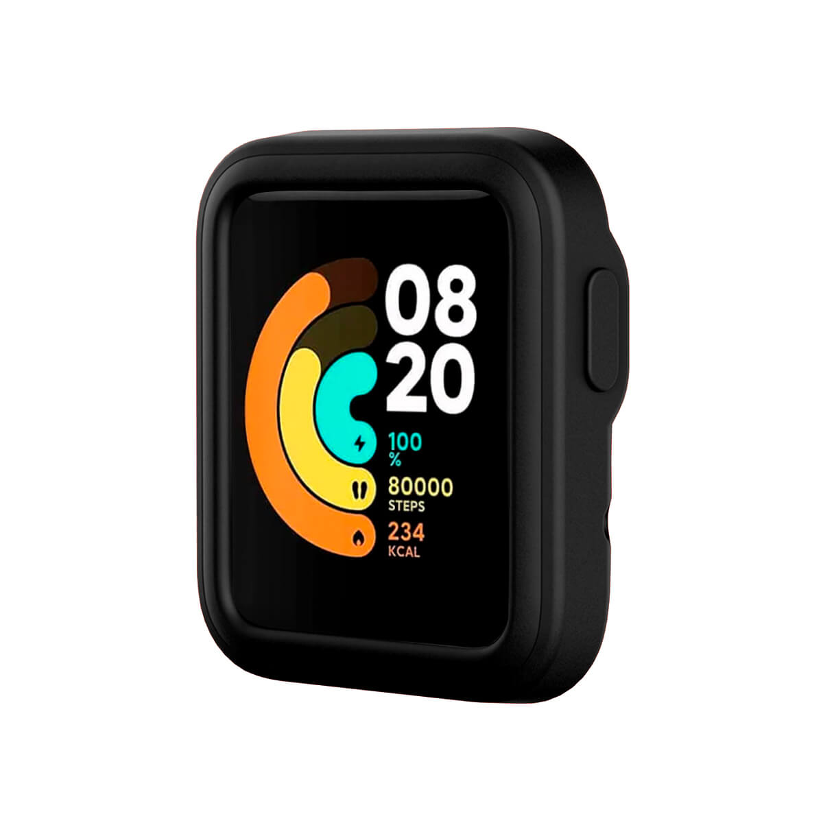 Case de Silicona Para Xiaomi Mi Watch Lite Negro