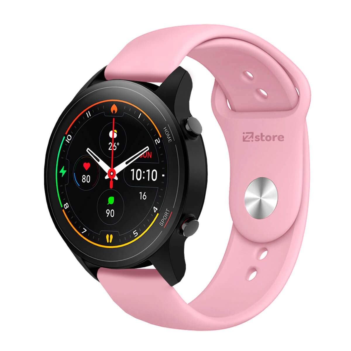 Correa Compatible Con Xiaomi Mi Watch Color Rosado Broche 22mm