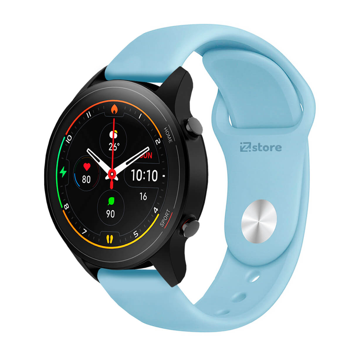 Correa Compatible Con Xiaomi Mi Watch Color Celeste Cielo Broche 22mm