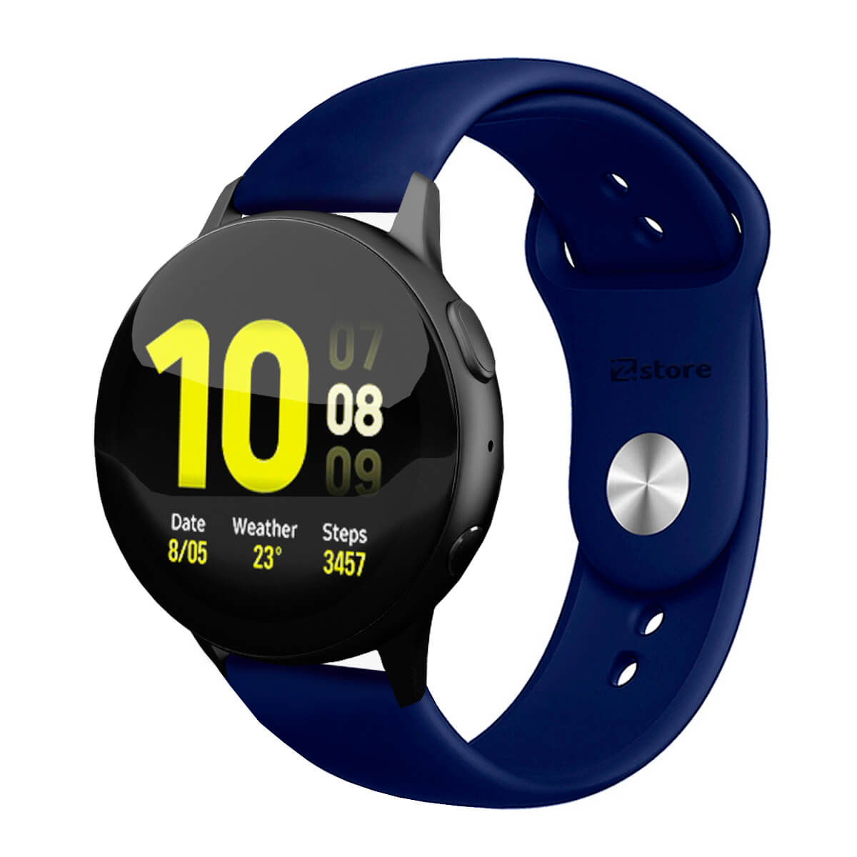 Correa Compatible Con Samsung Galaxy Watch Active 2 Azul Oscuro Broche 20mm