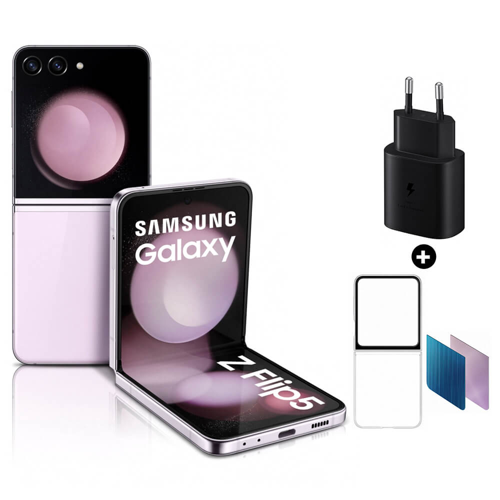 Smartphone SAMSUNG Galaxy Z Flip 5 6.7" 8GB 256GB 12MP + 12MP Lavender