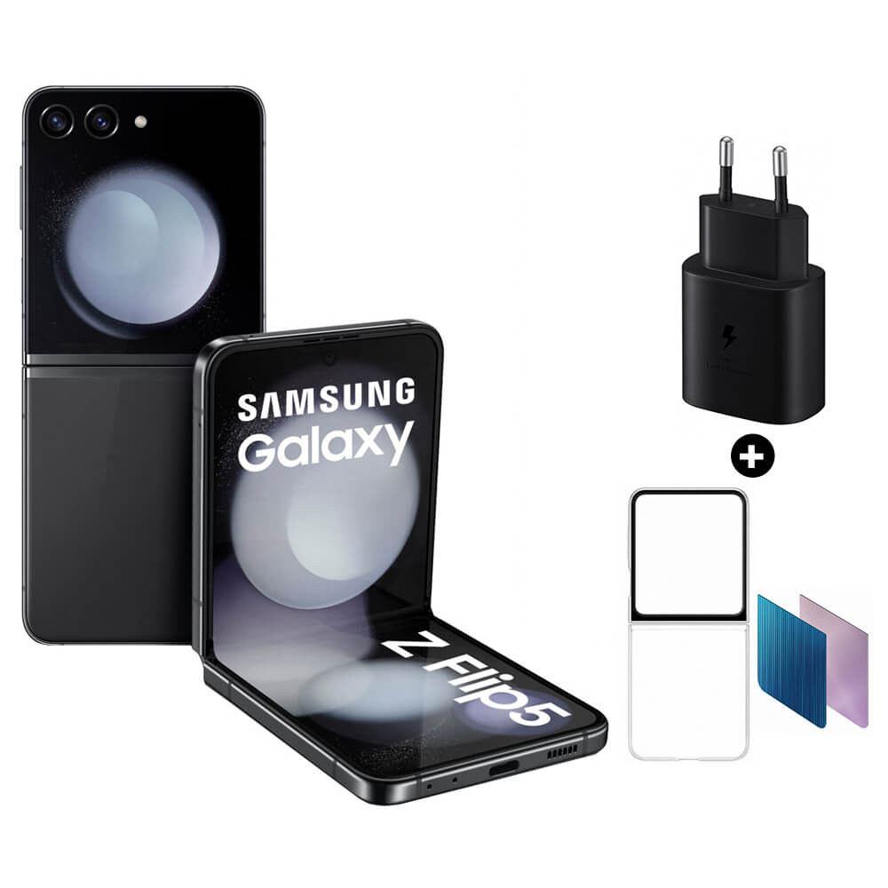 Smartphone SAMSUNG Galaxy Z Flip 5 6.7" 8GB 256GB 12MP + 12MP Graphite