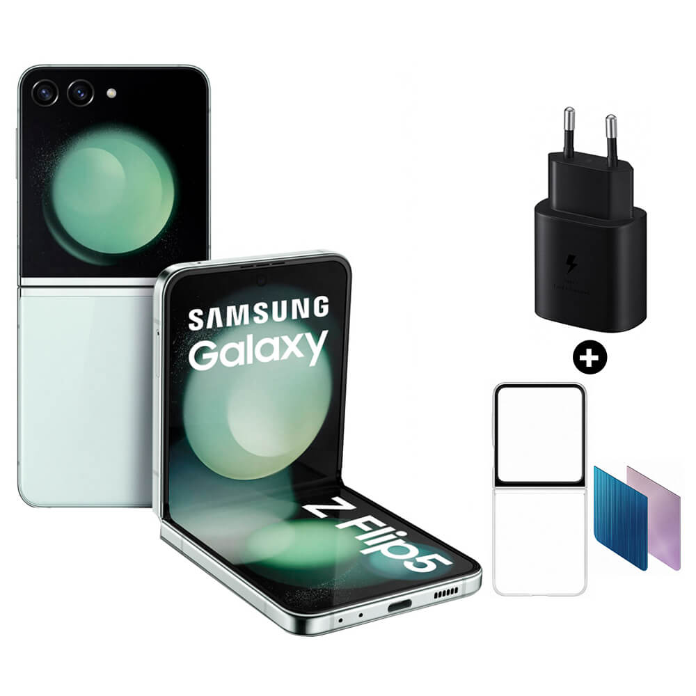 Smartphone SAMSUNG Galaxy Z Flip 5 6.7" 8GB 256GB 12MP + 12MP Mint