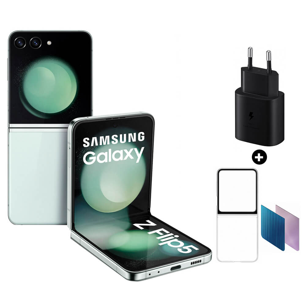 Smartphone SAMSUNG Galaxy Z Flip 5 6.7" 8GB 512GB 12MP + 12MP Mint