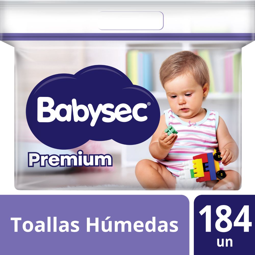 Toallitas Húmedas para Bebé BABYSEC Premium Paquete 184un
