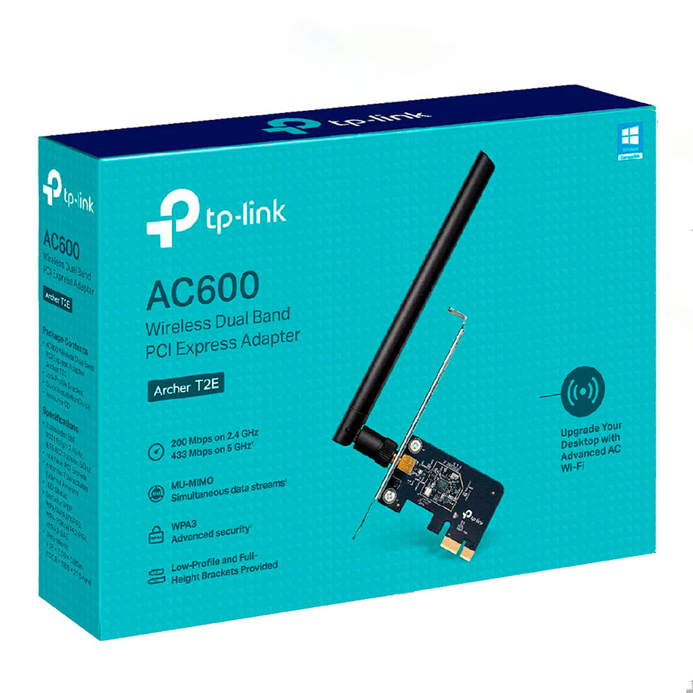 Tp-link Archer T2E AC600 Dual Band Wi-fi PCI Express Adapter