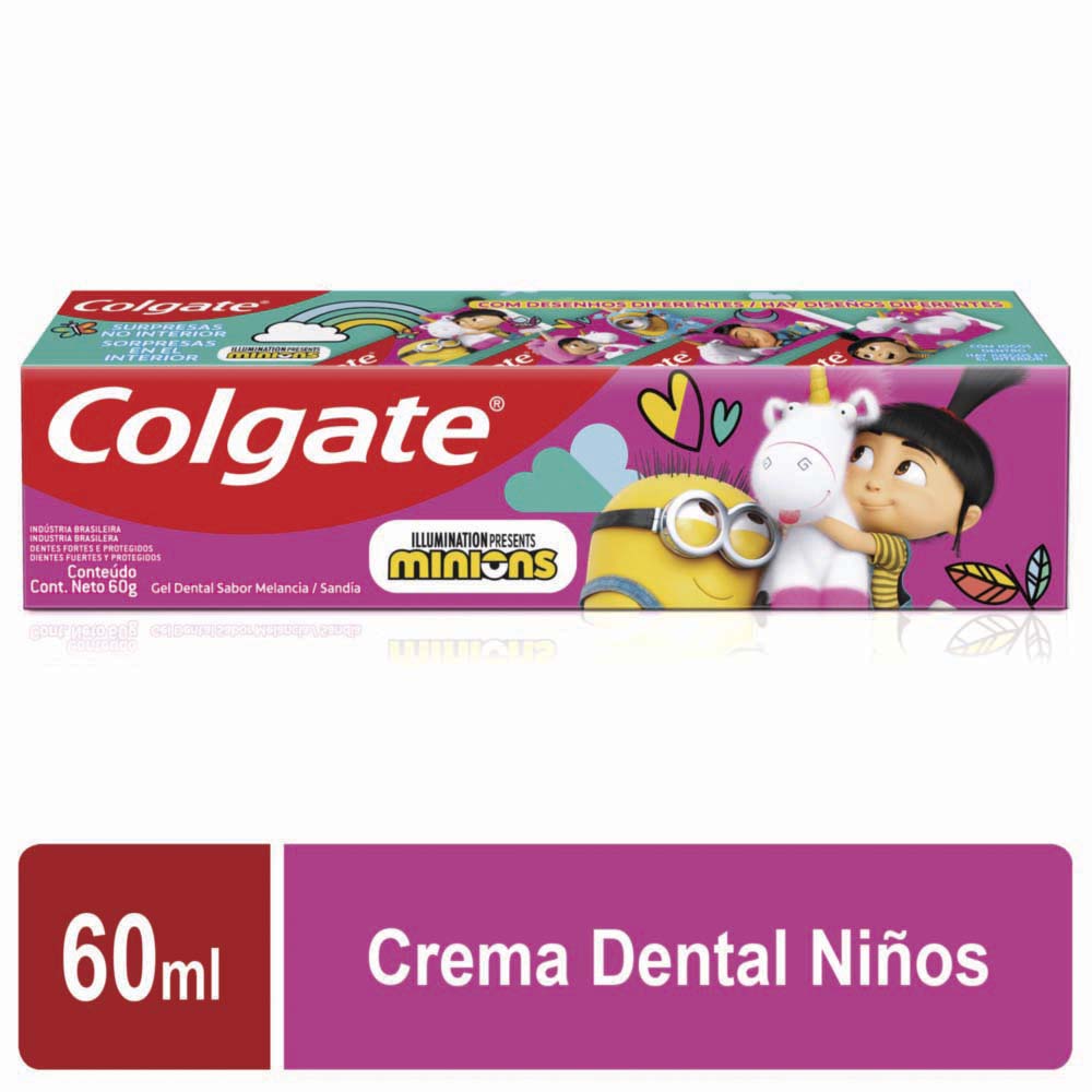Crema Dental Kids COLGATE Agnes y Fluffy Tubo 60g