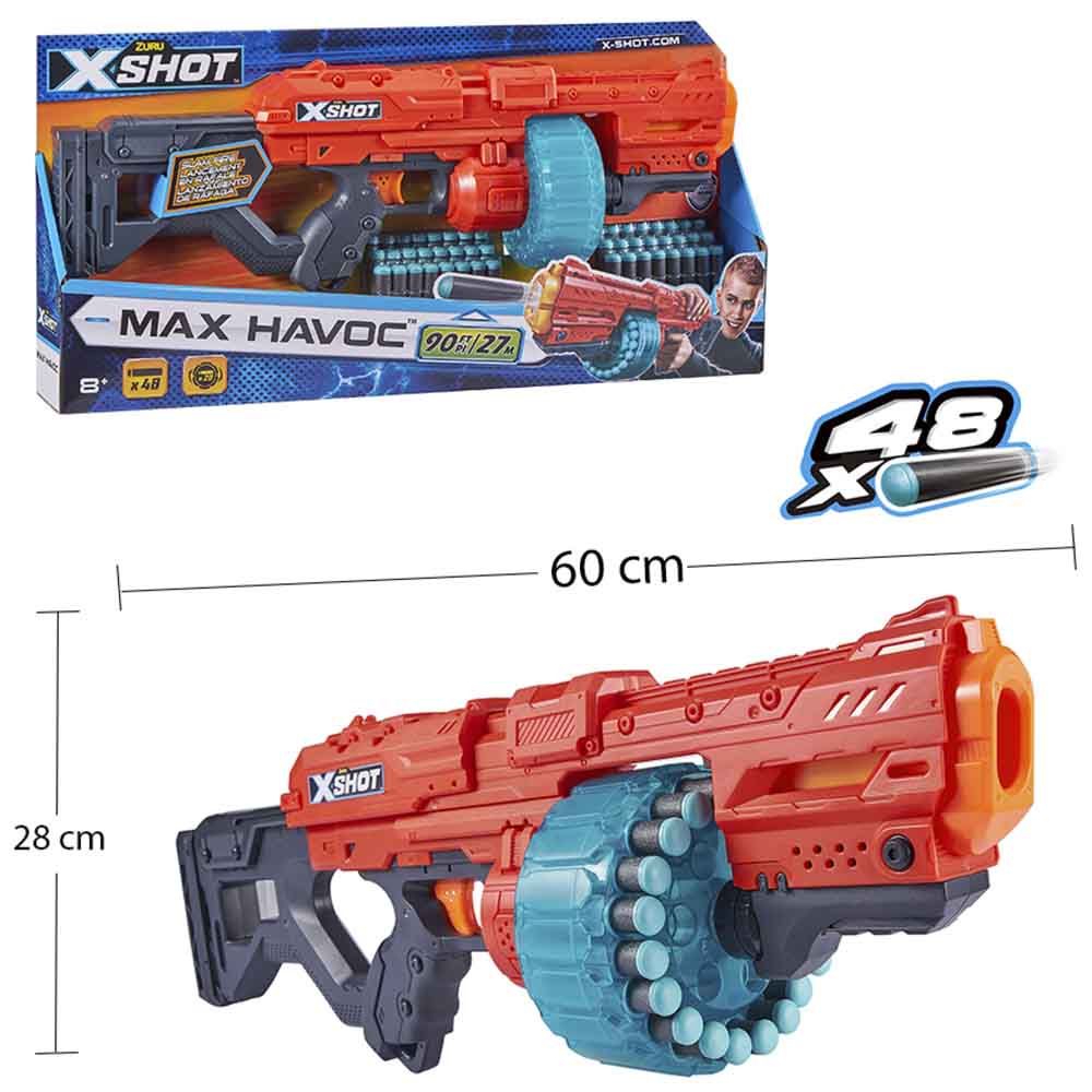 Lanzador de Dardos X-SHOT Max Havoc