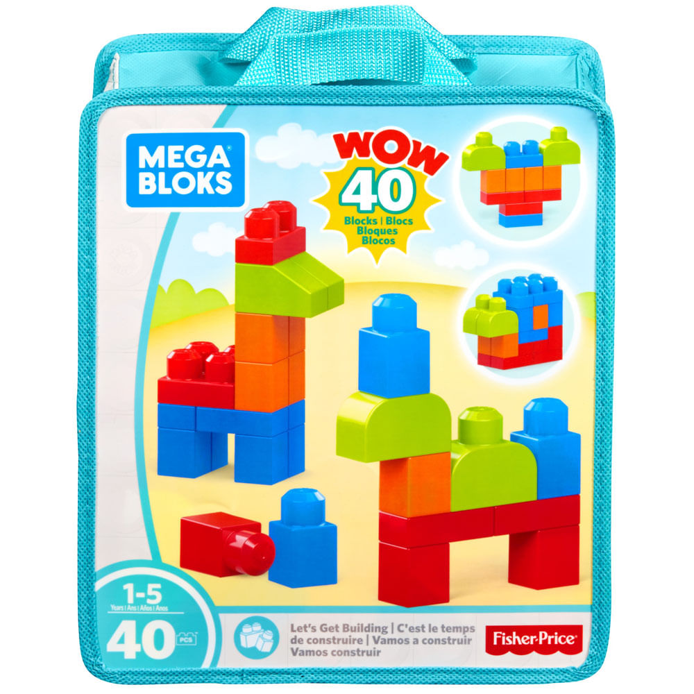 Mega Bloks Bolsa Vamos a Construir (40 piezas)