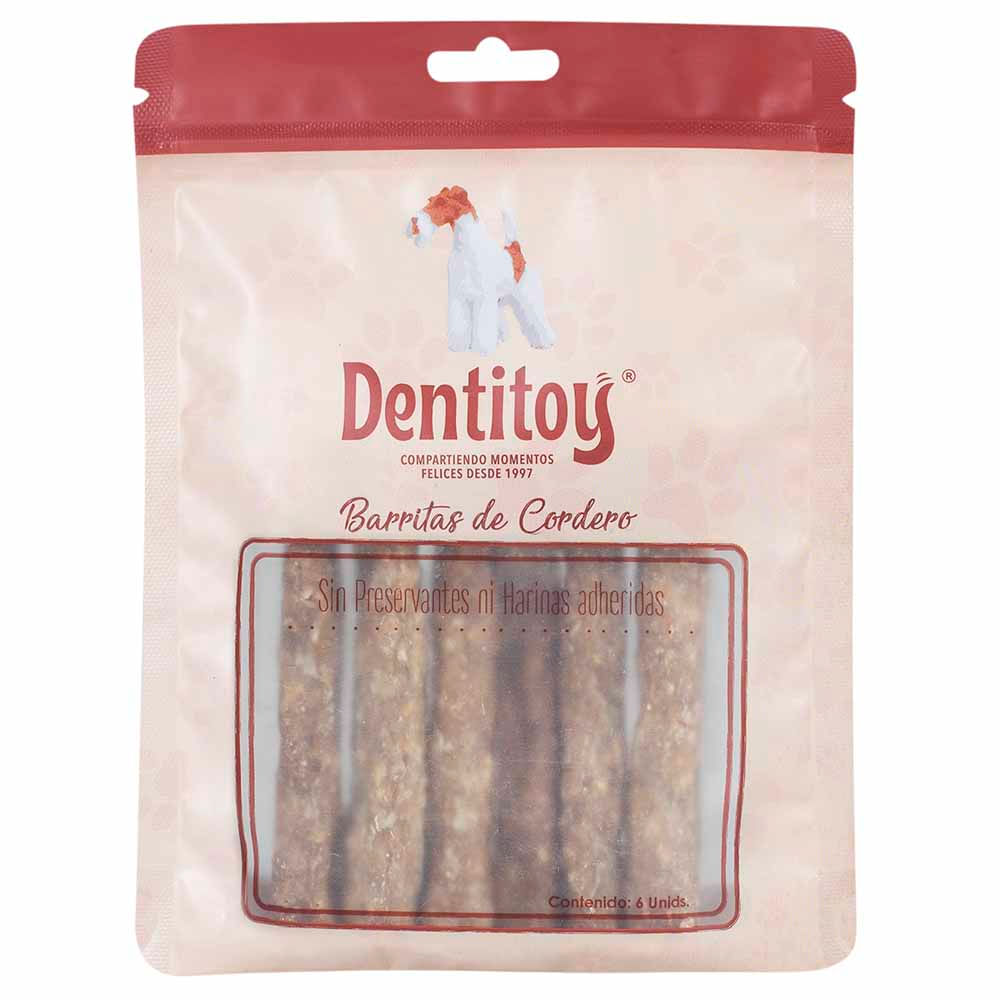 Barritas de Cordero DENTITOY Bolsa 6un