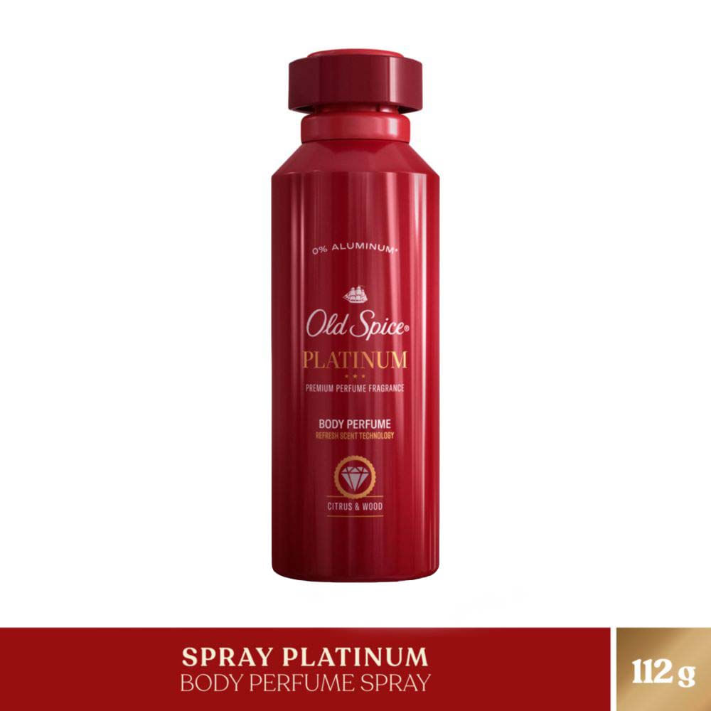 Desodorante en Aerosol para Hombre OLD SPICE Platinum Frasco 175ml