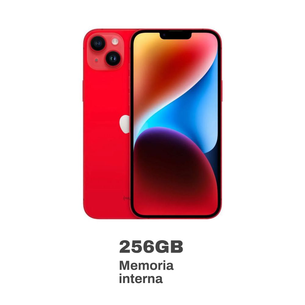Apple iPhone 14 Plus 6.7" 256GB Rojo