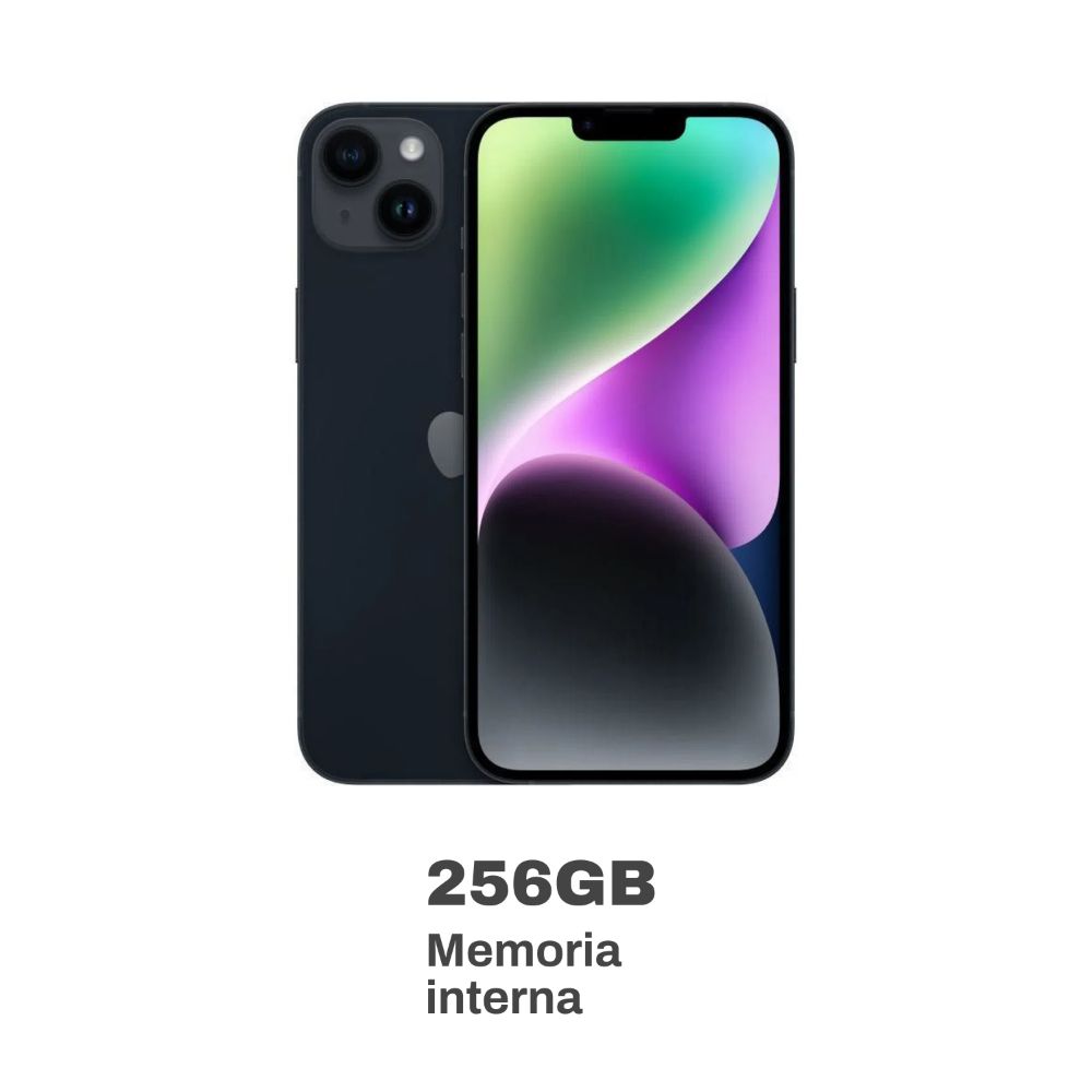 Apple iPhone 14 Plus 6.7" 256GB Negro