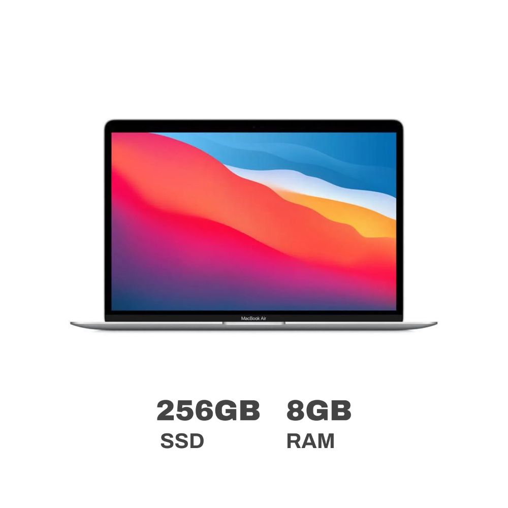 Apple Macbook Air 13 Chip Apple M1 8GB RAM 256GB SSD 13.3" Plata