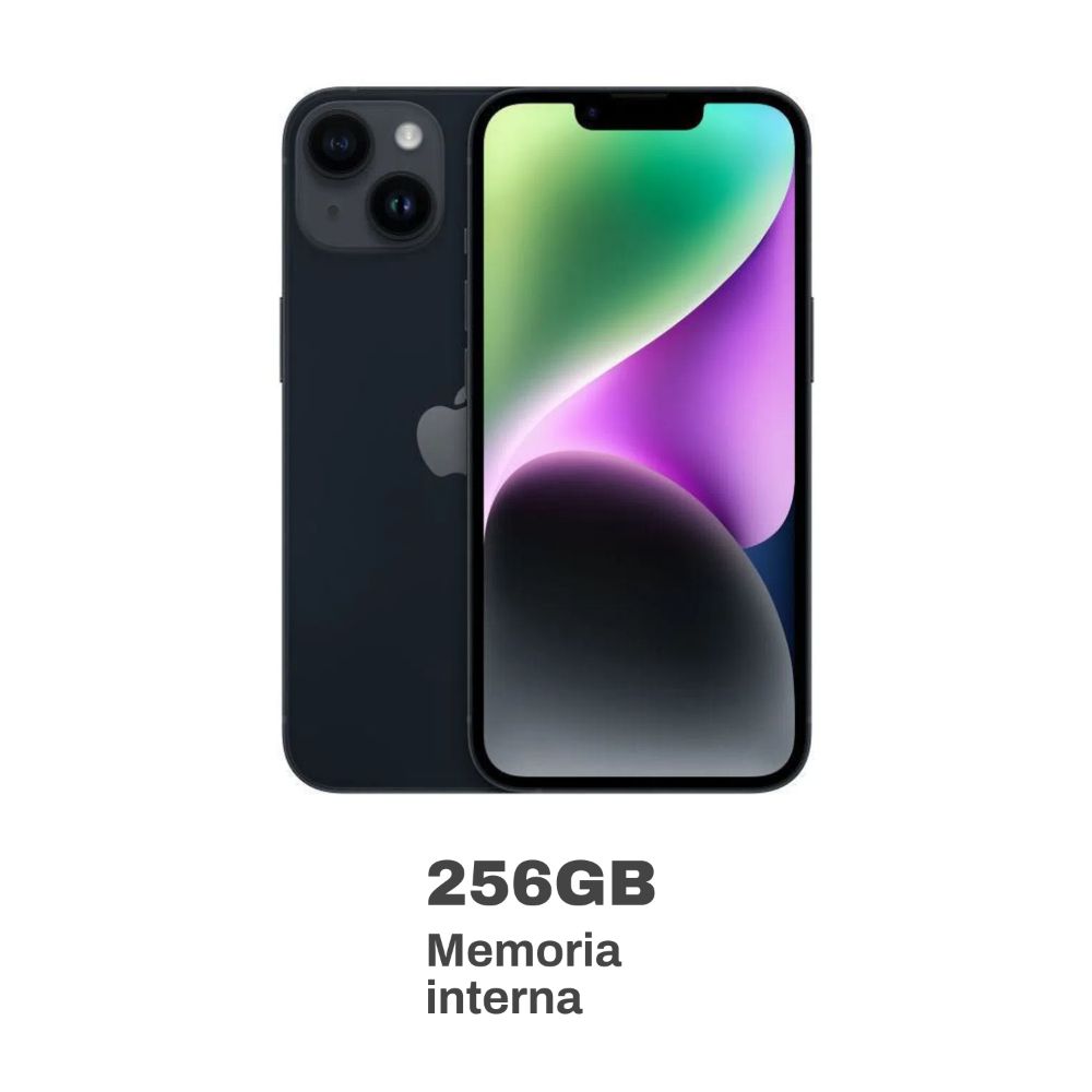 Apple iPhone 14 6.1" 256GB Negro