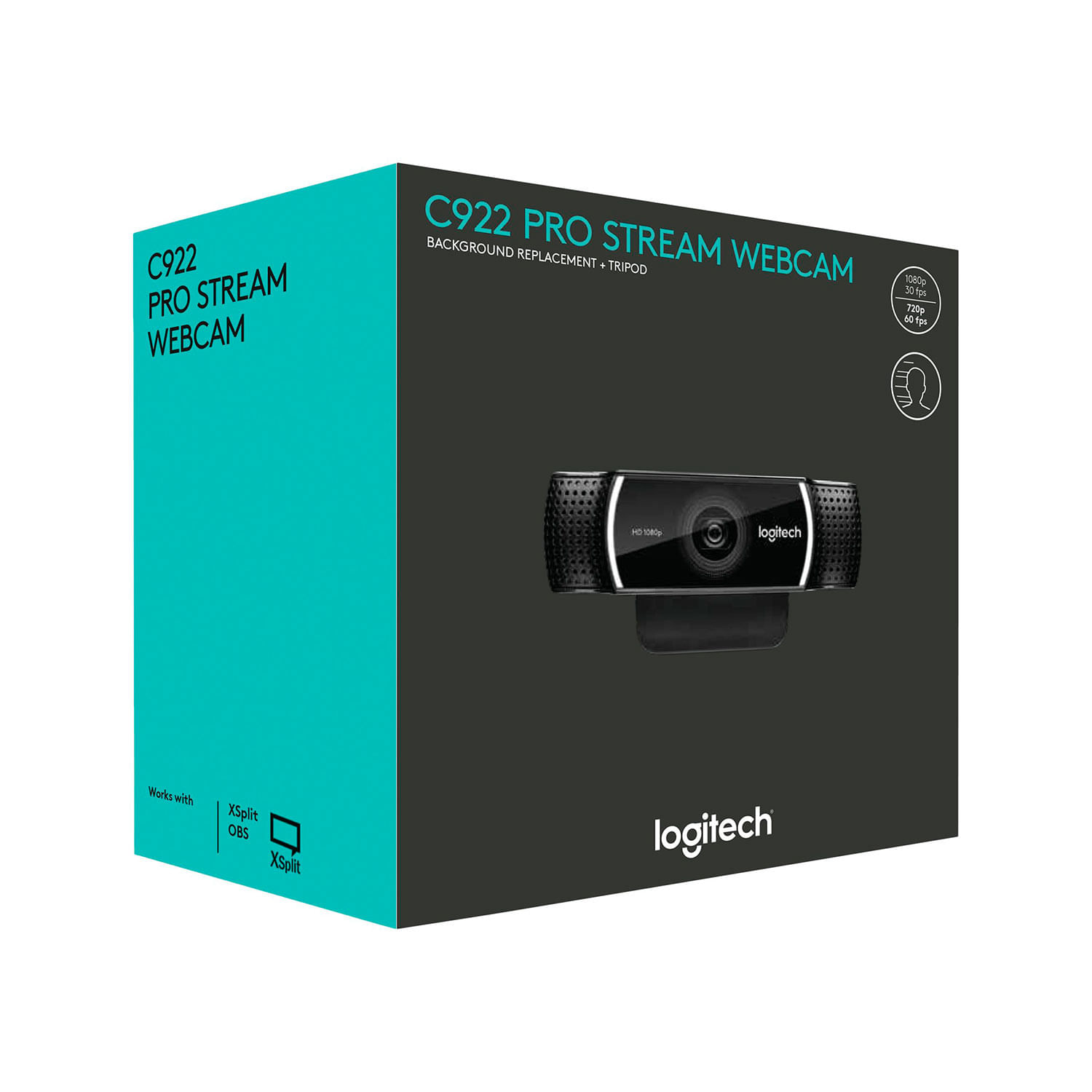 Camara Logitech C922 Pro Stream Fhd 1080P Black