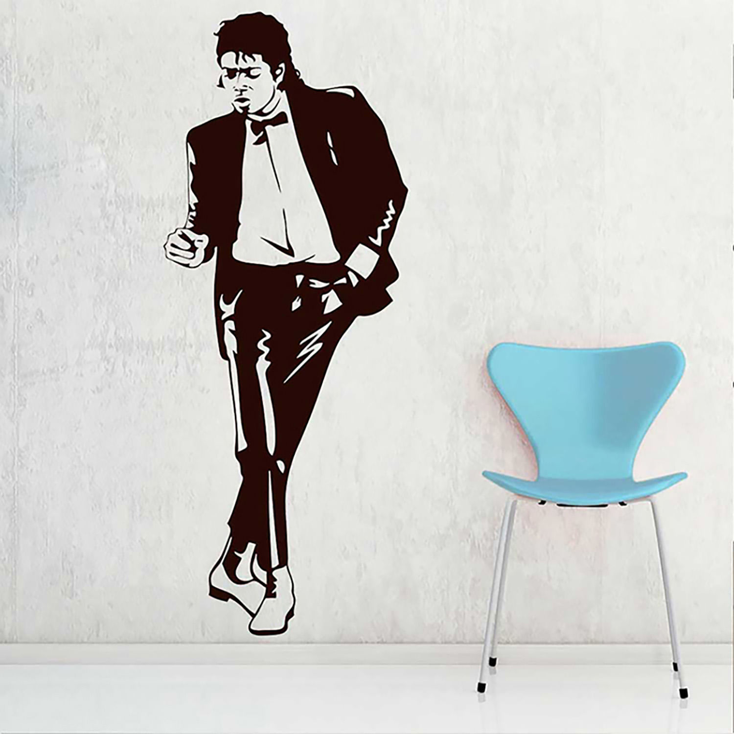 Vinilo Michael Jackson Negro Pequeño Sticker Pegatina Viniles