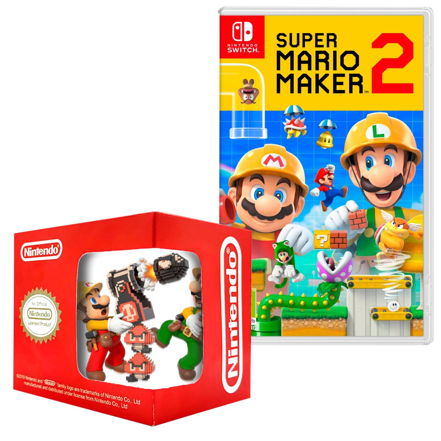 Super mario maker 2 Nintendo Switch + Taza