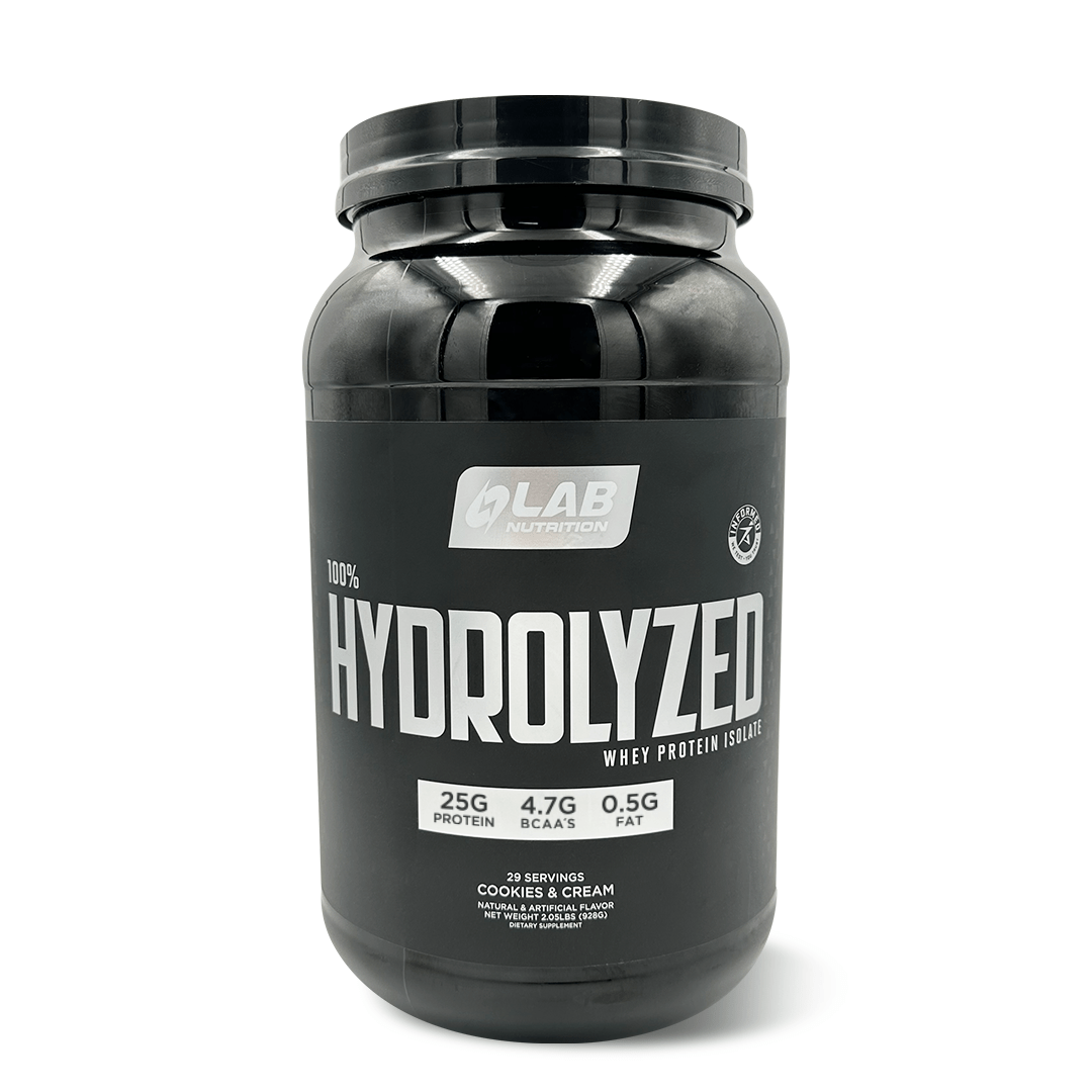 100 Hydrolyzed Protein Cookies and Cream 2lb
