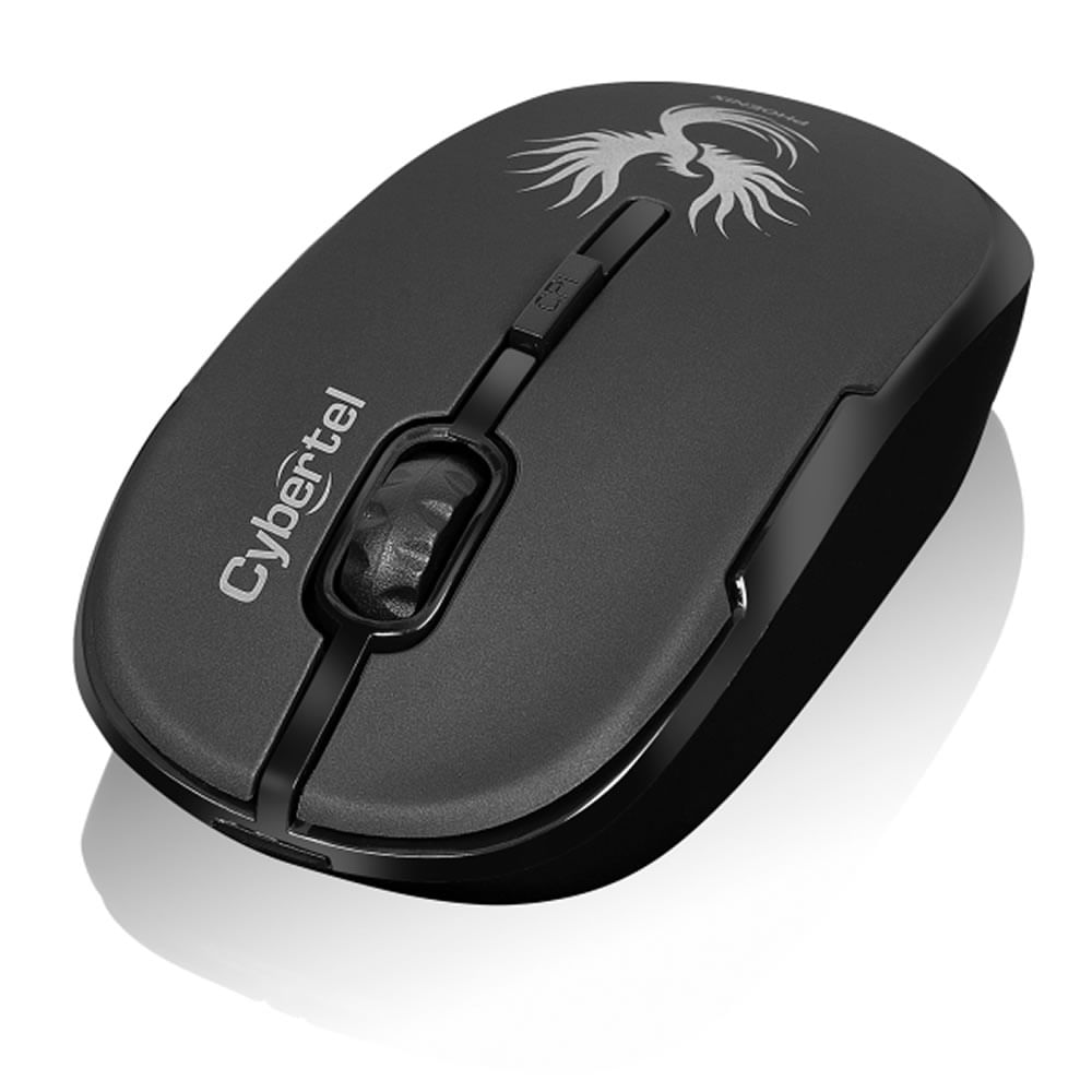 Mouse Cybertel Phoenix CYB M700X Wifi Recargable Negro