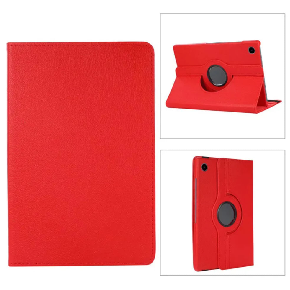 Funda Giratoria para Tablet Samsung A8 10,5 SM-X200/X205 Rojo