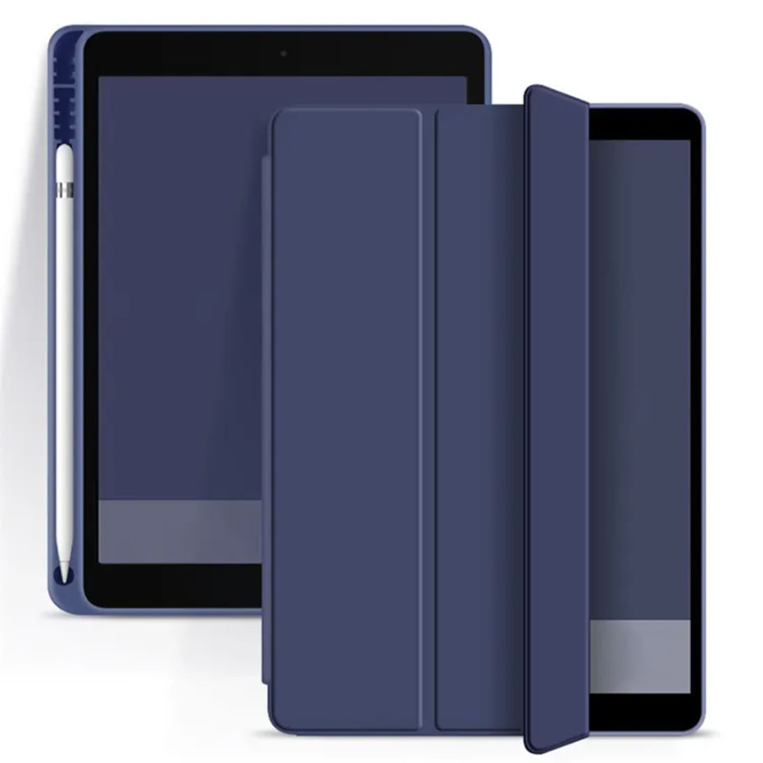 Funda Smart Cover con Porta Lapiz para Ipad 10ma generacion 10,9" 2022 Azul