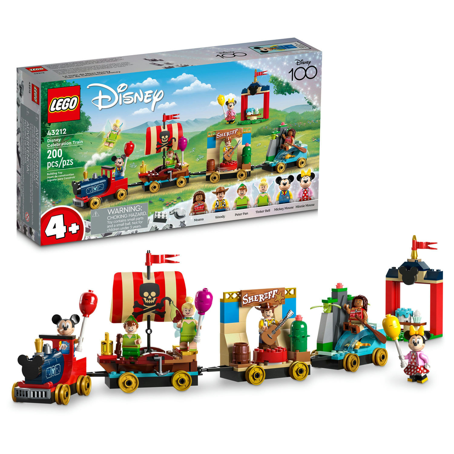 Lego 43212 Tren Homenaje a Disney