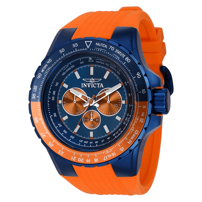 Reloj Para Hombre INVICTA 39301 Acuático Analógico Color Naranja