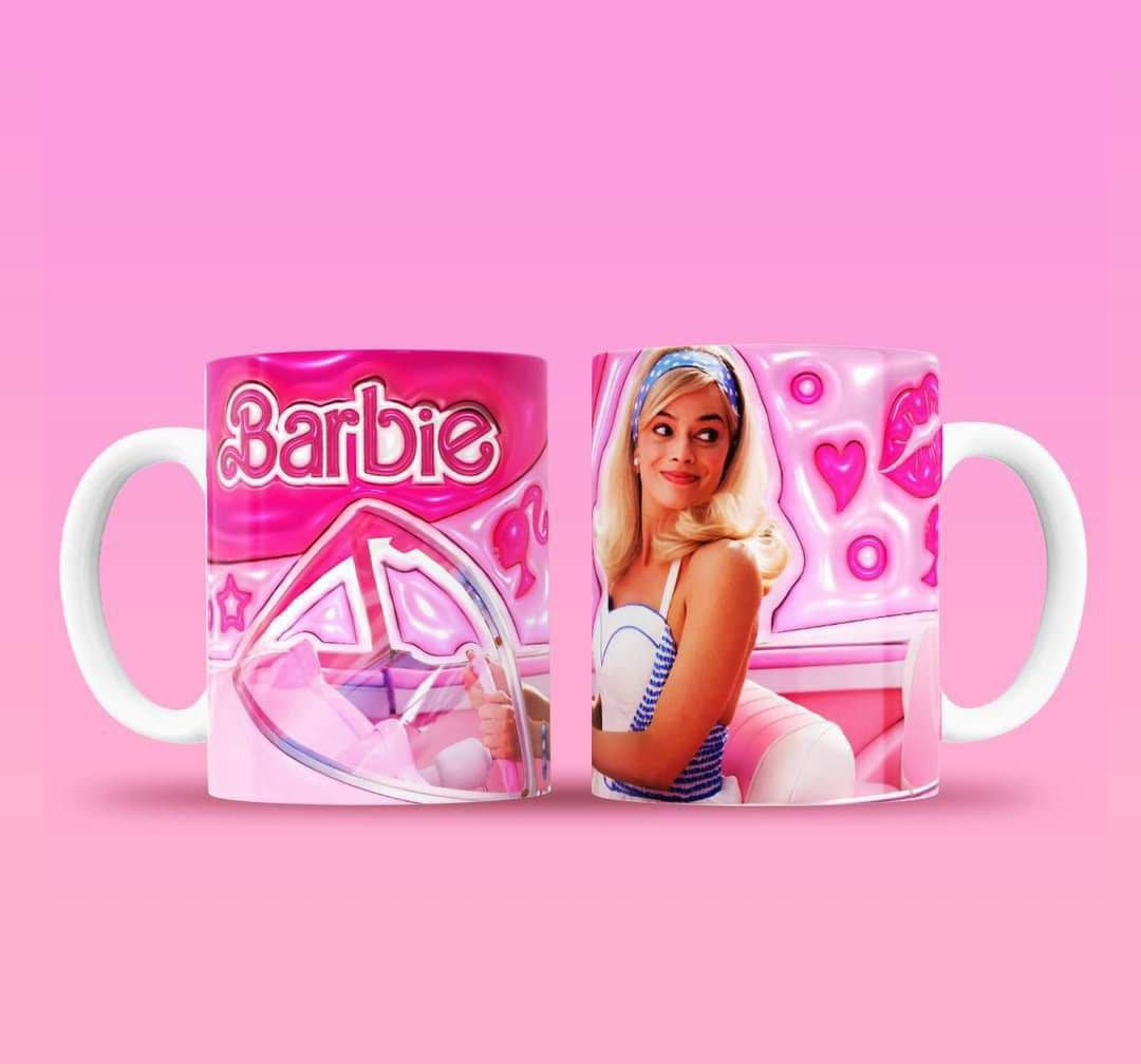 Taza Cerámica Barbie