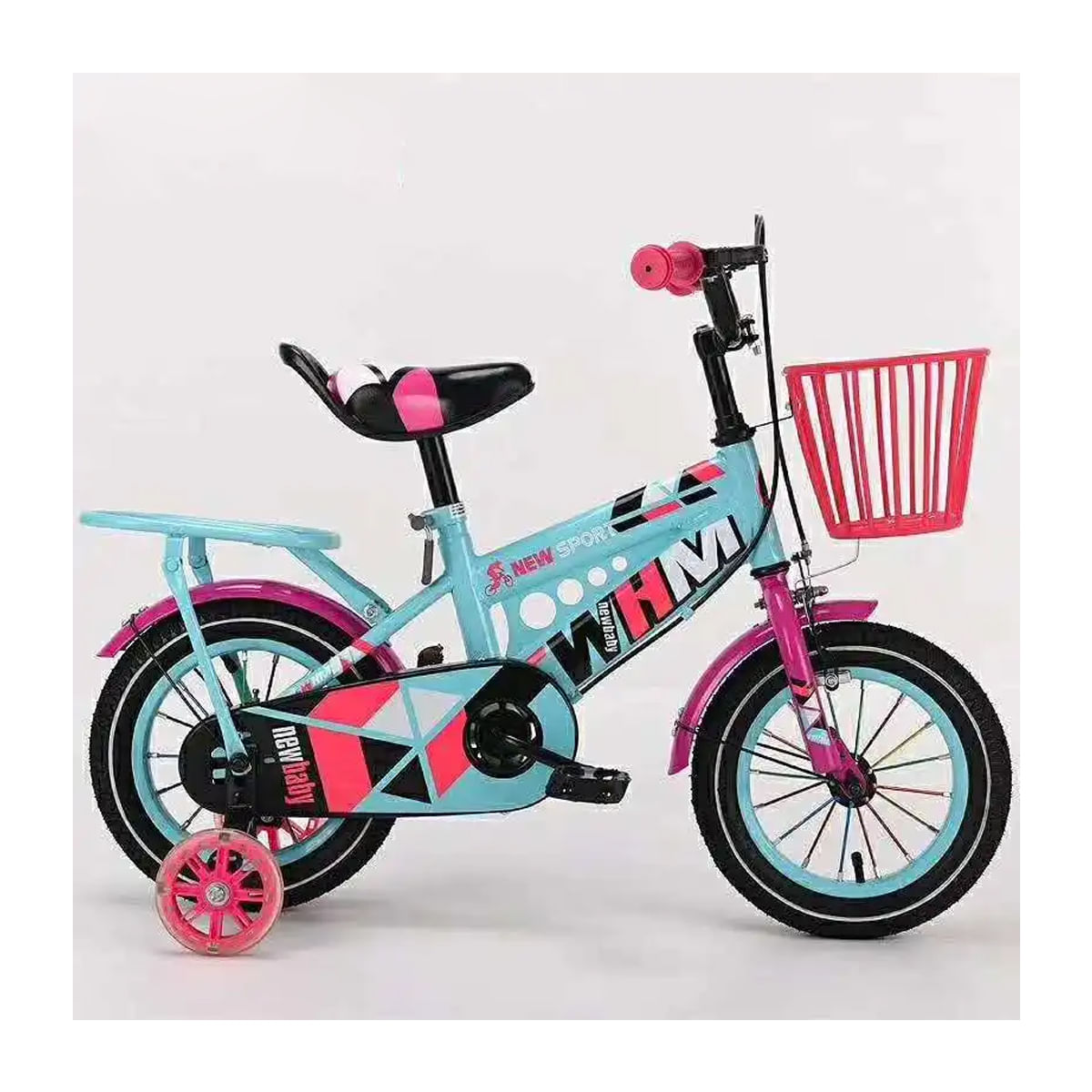 Bicicleta Para Niños Unisex Infantil Kids Aro16 Turquesa