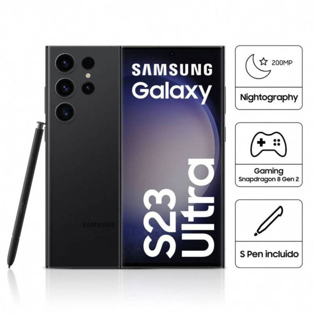 Celular Samsung S23 Ultra 5G 256GB 8GB Ram Color Negro