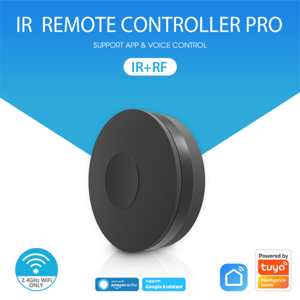 Mini Control Remoto Infrarrojo +RF Universal Wifi Tuya IR02 Compatible con Alexa y Google Home + APP