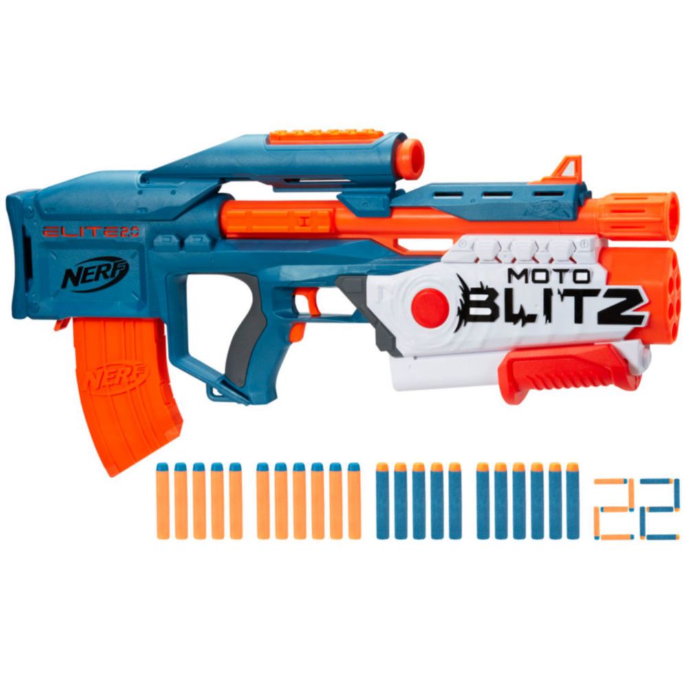Lanzador Nerf Elite 2.0 Motoblitz Cs 10