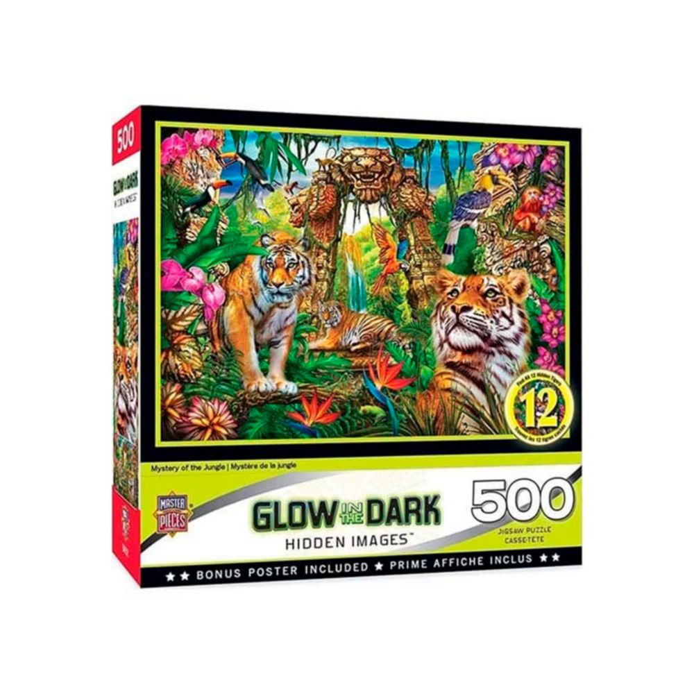 Rompecabezas 3D Mystery Of The Jungle 500 Piezas Glow