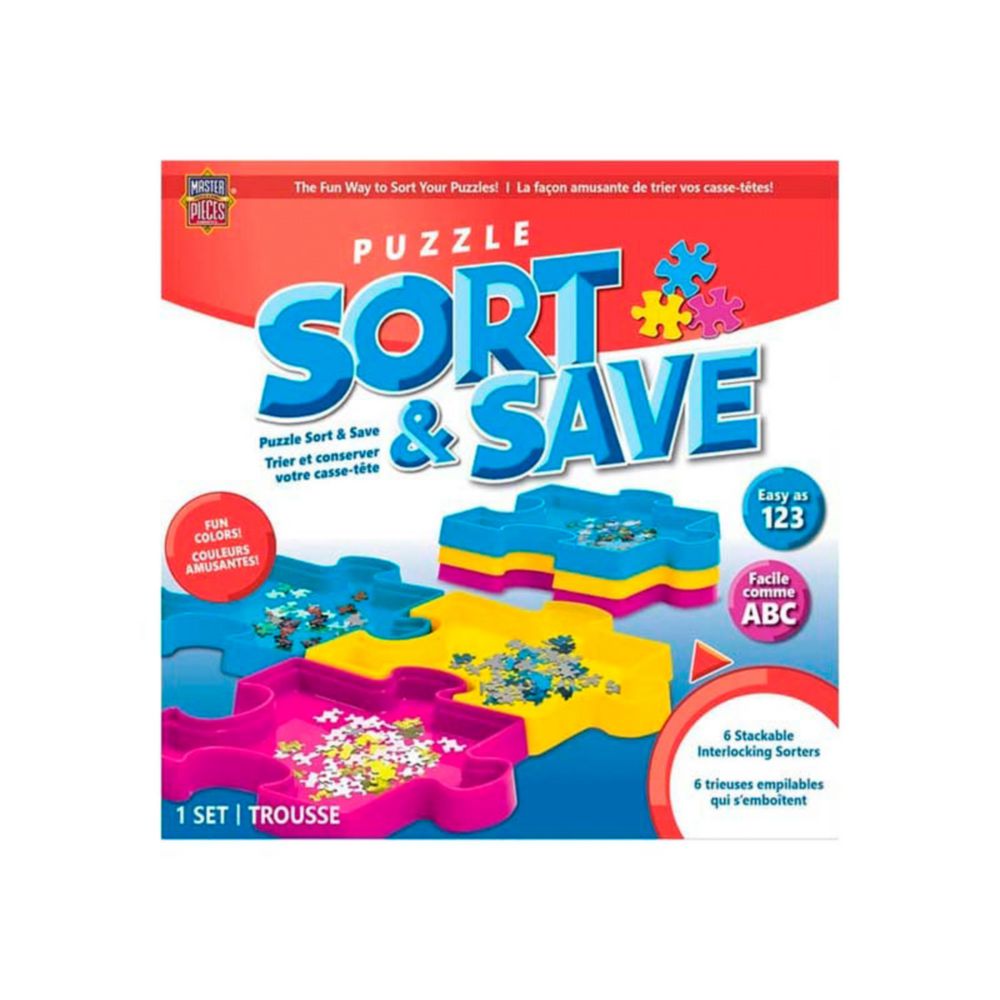 Rompecabezas 3D Sort And Save - Puzzle Piece Trays