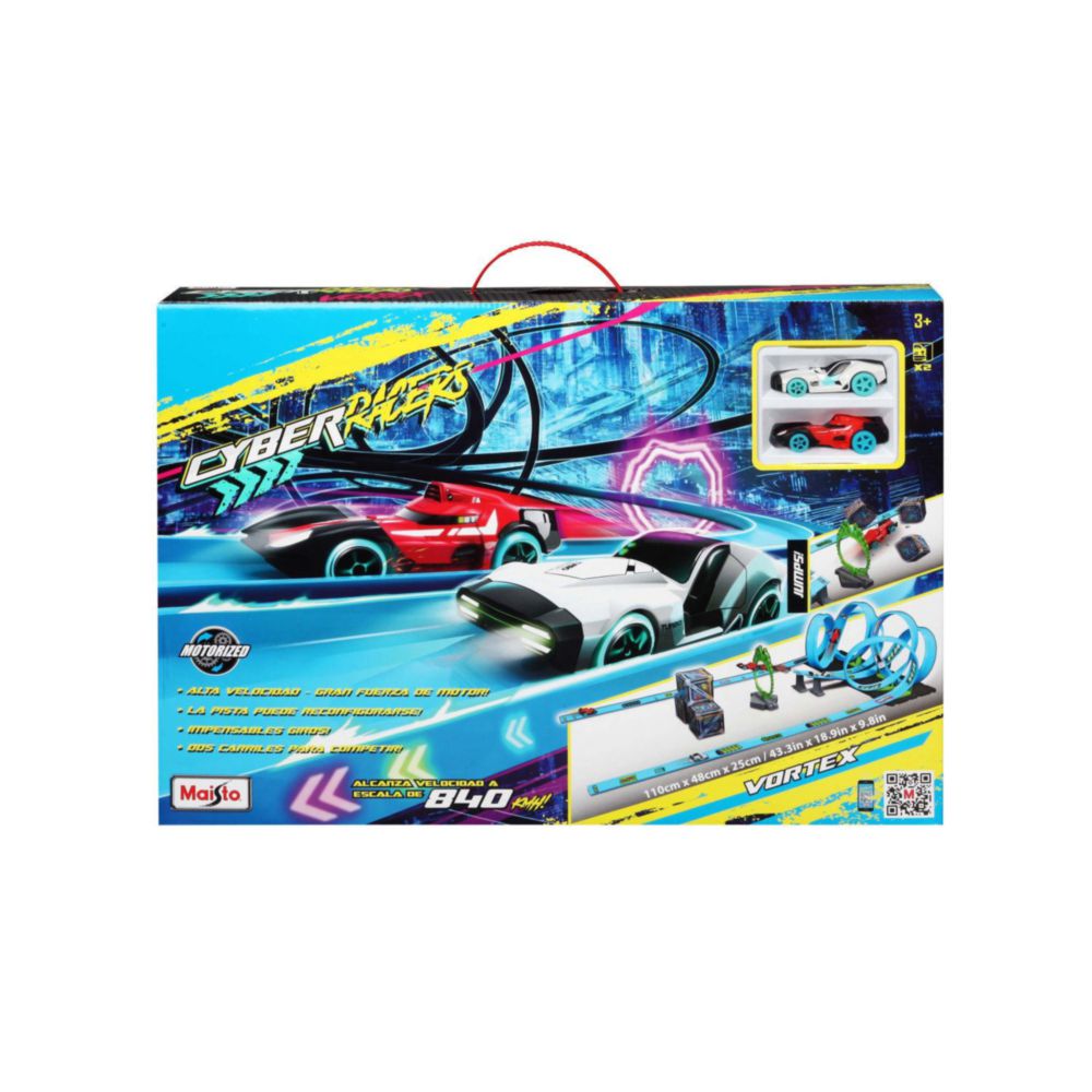 Pista Maisto Cyber Racers Playset W/ 2 Cars Vortex