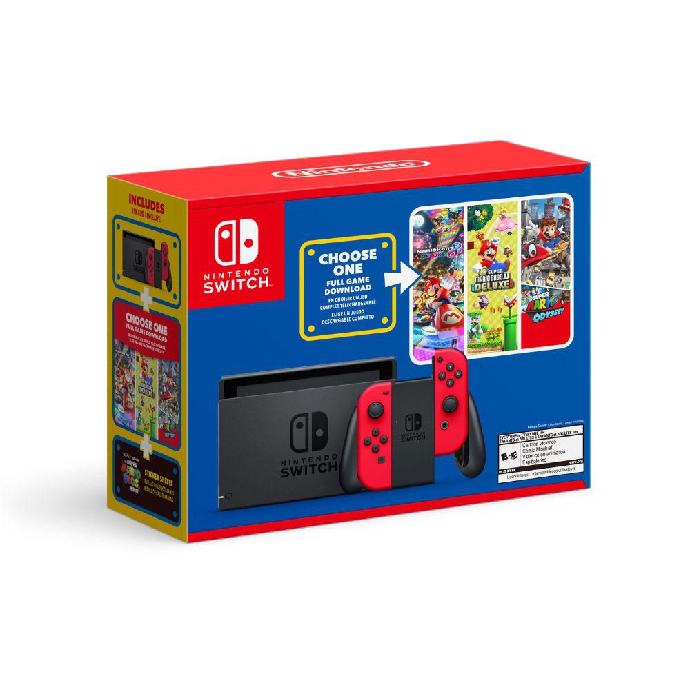 Consola Nintendo Switch Mario Bundle (1 juego a elección)