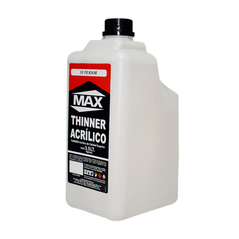 Max Thinner acrílico 3.5 litros