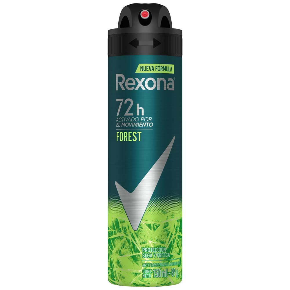 Desodorante para hombre en Aerosol REXONA Men Forest Frasco 150ml