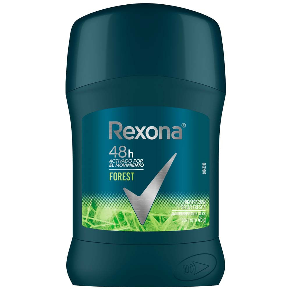 Desodorante para hombre en Barra REXONA Men Forest Frasco 45g