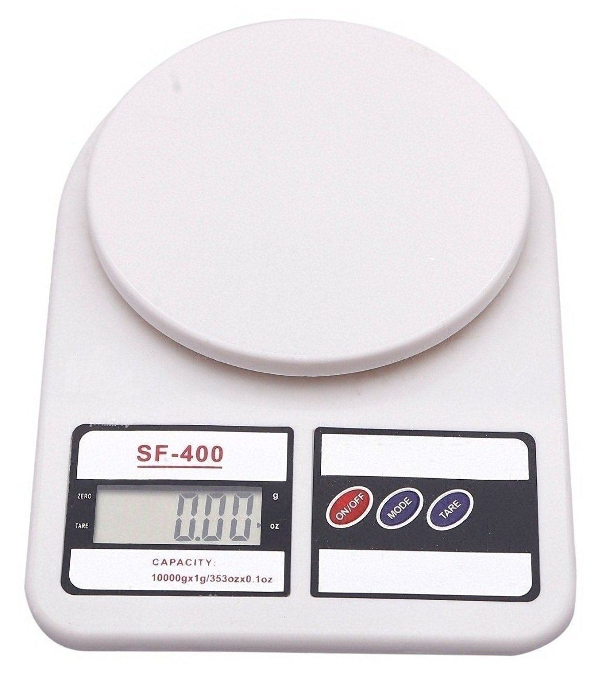 Balanza Electrónica Digital SF-400 de 1 gr a 5 kg para Comida o Joyas