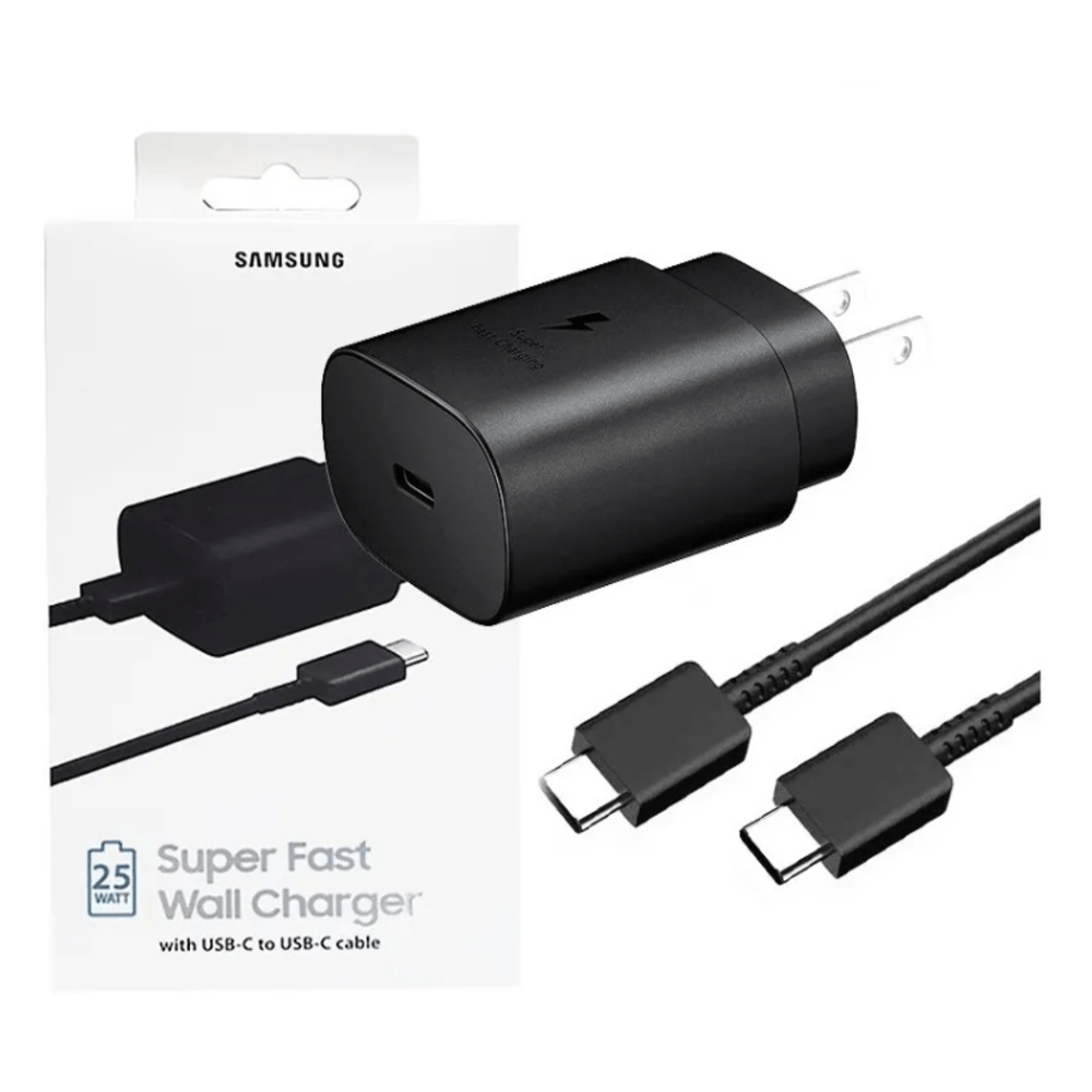 Cargador Samsung USB-C 25W Super Fast Charger S20 S21 S21 Ultra