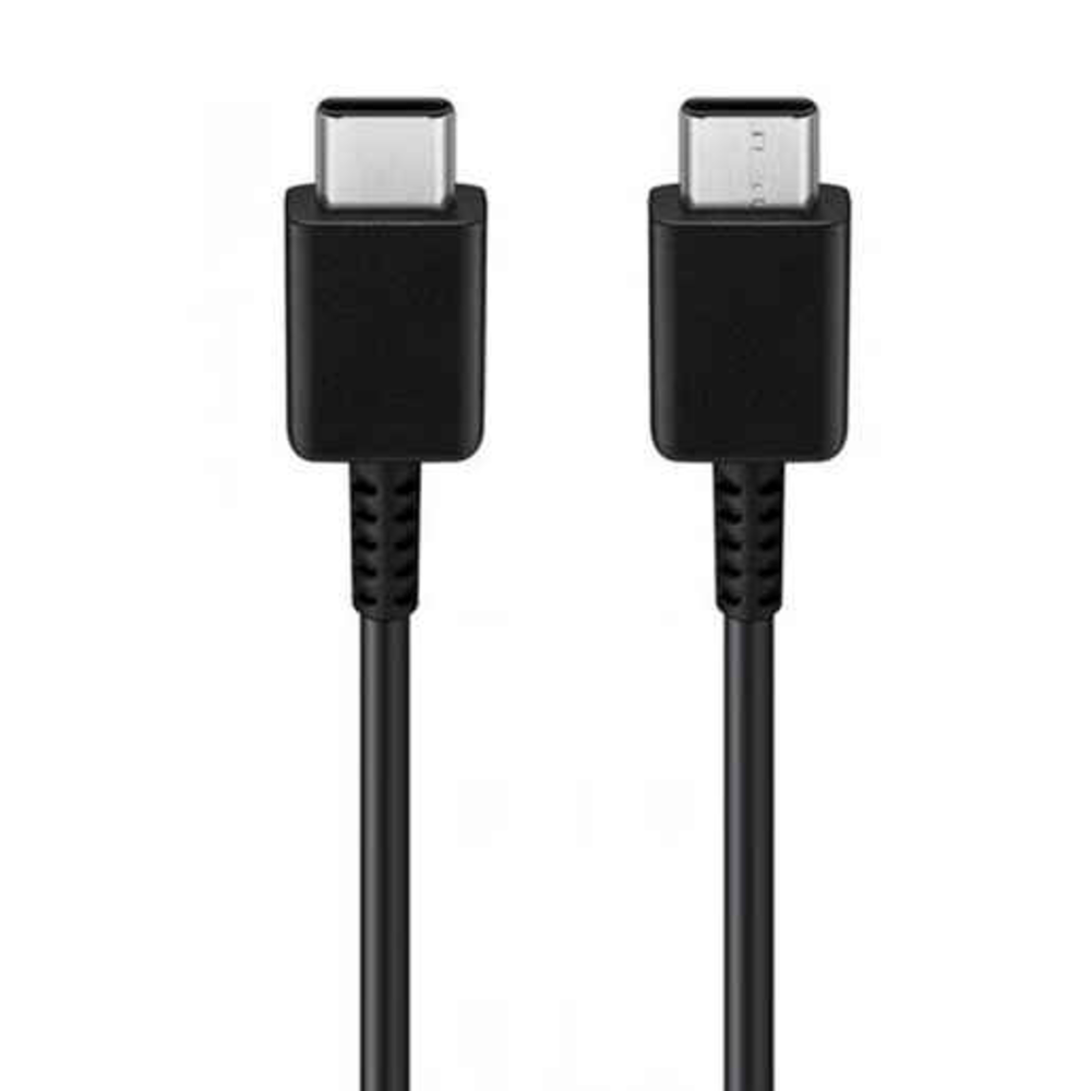 Cable 1mt Samsung USB Tipo C a Tipo C Note 10 A70 A80 A90 S20 Negro