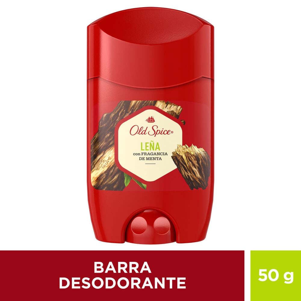 Desodorante para hombre en Barra OLD SPICE Leña Frasco 50g
