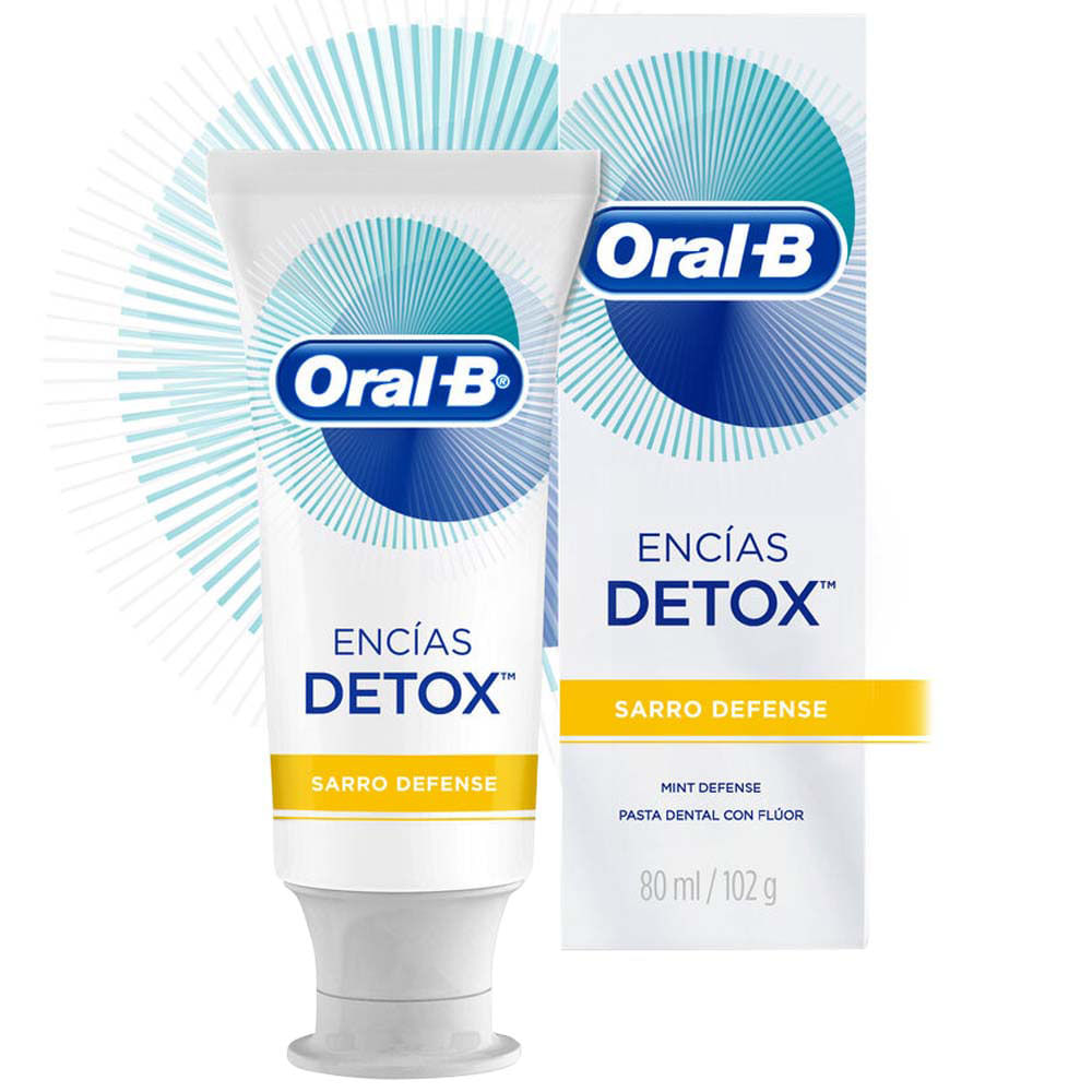 Pasta Dental ORAL-B Detox Anti Sarro Caja 80ml